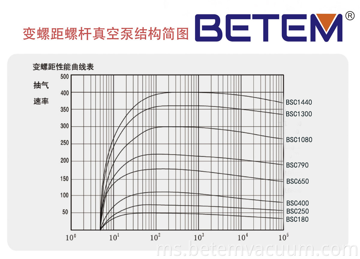 Oil-free screw pump